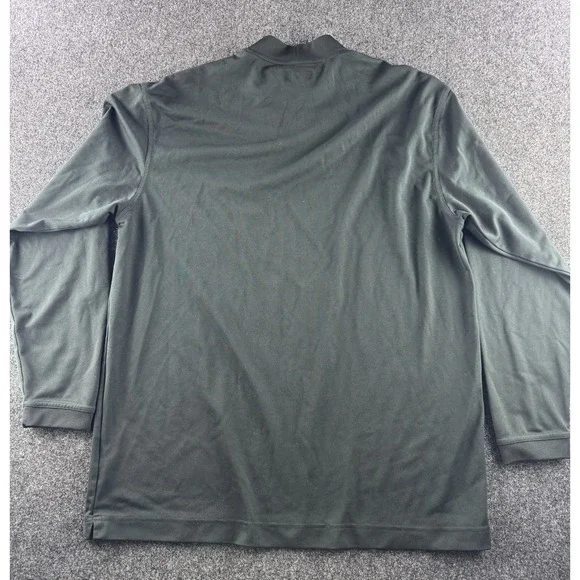 Nike Golf Dri Fit Long Sleeve Mock Neck Shirts XL Blue Black 2 Lot - Picture 5 of 15